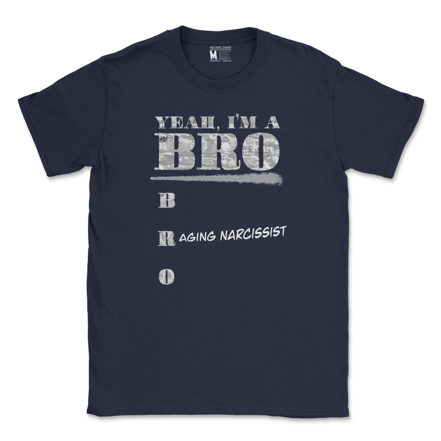 Gildan SoftStyle T-Shirt Im Your Bro in Navy