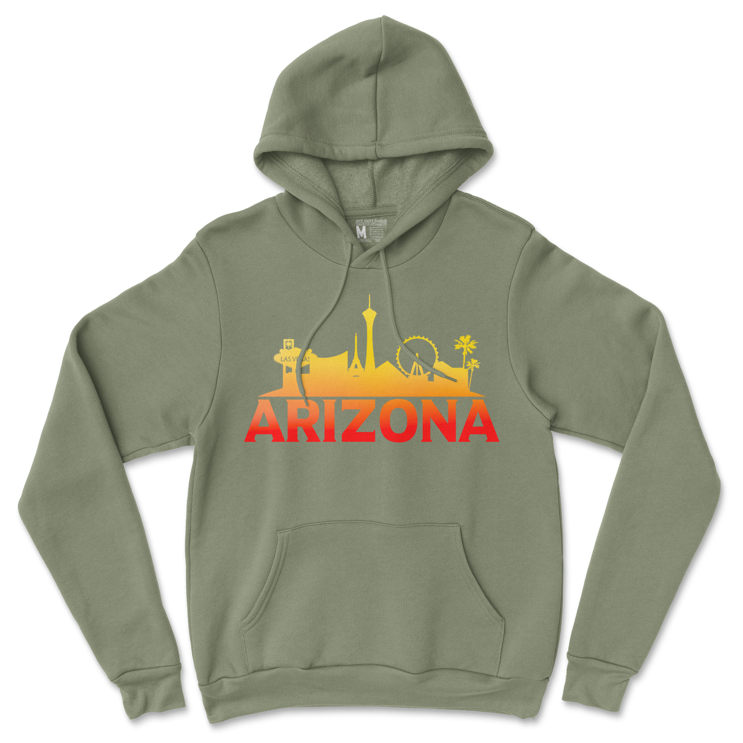 Gildan SoftStyle Hoodie in Military Green