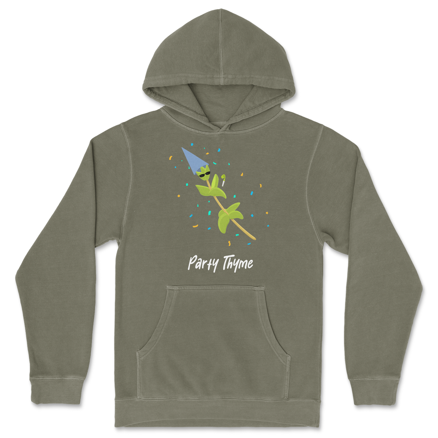 Independent Clothing Co. Hoodie Party Thyme in Olive