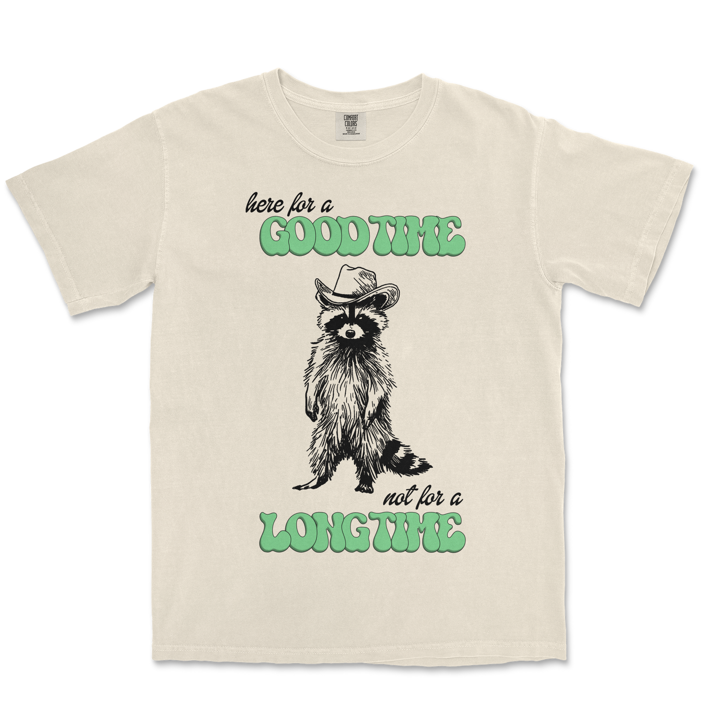 Comfort Colors T-Shirt Here For A Good Time in Ivory