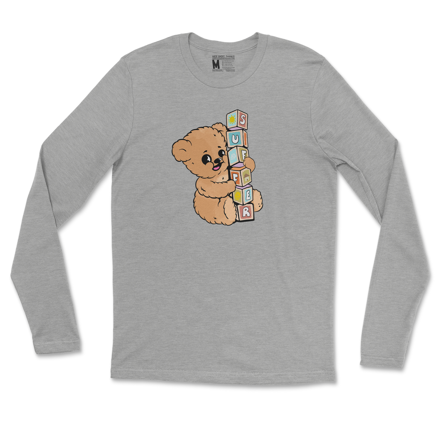 Gildan SoftStyle Long Sleeve in Sports Grey