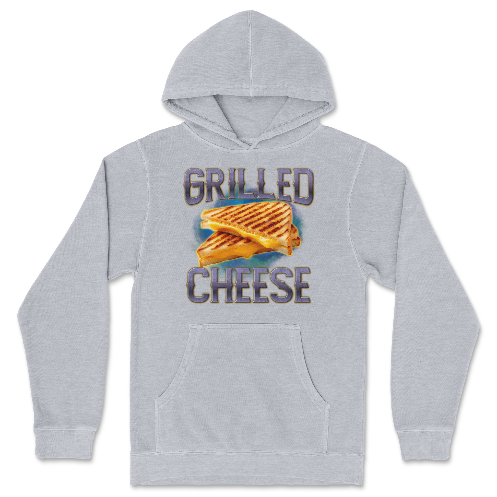 Independent Clothing Co. Hoodie Grilled Cheese  in Grey-Heather