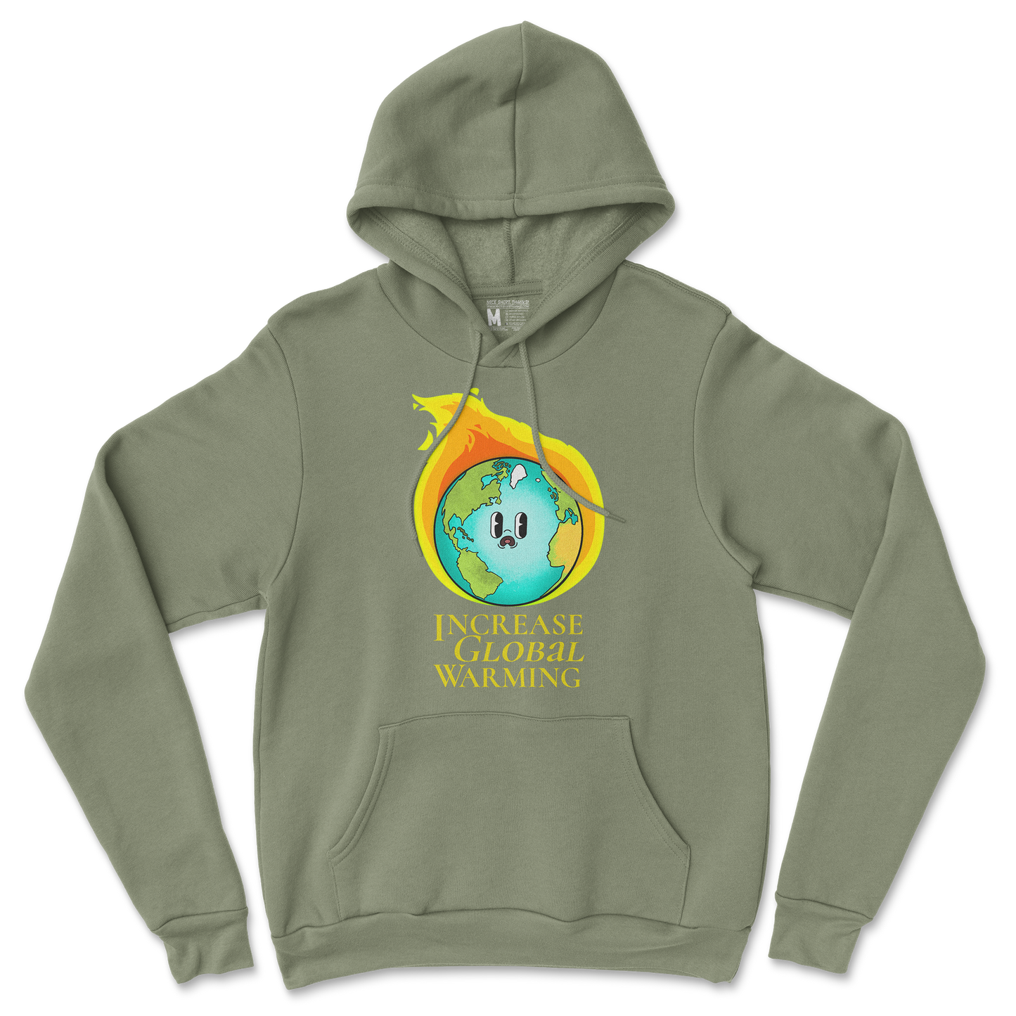 Gildan SoftStyle Hoodie in MilitaryGreen