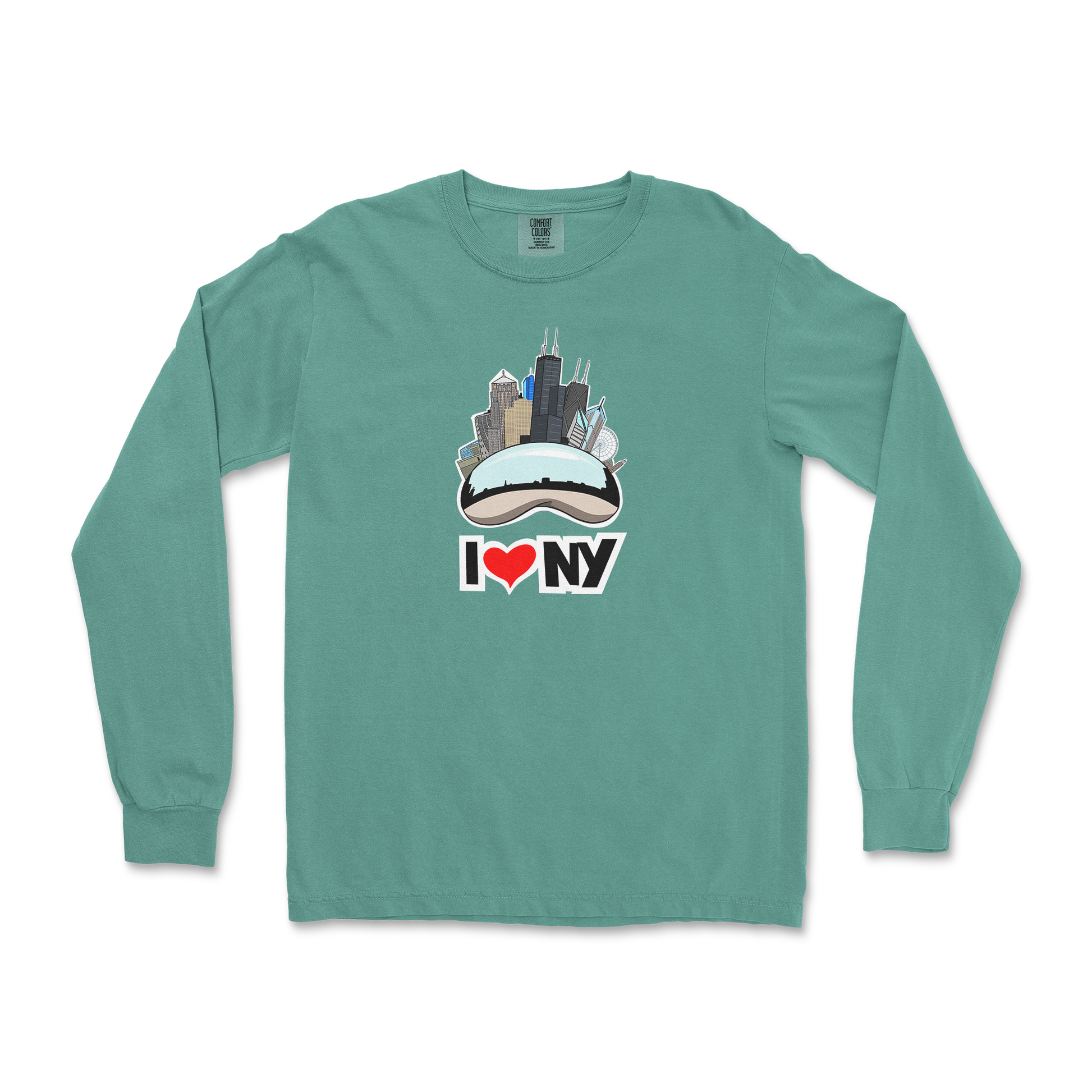 Comfort Colors Long Sleeve in LightGreen