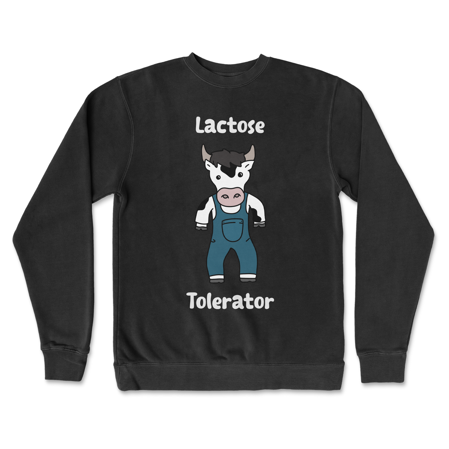 Independent Clothing Co. Crew Neck Lactose Tolerator in Black