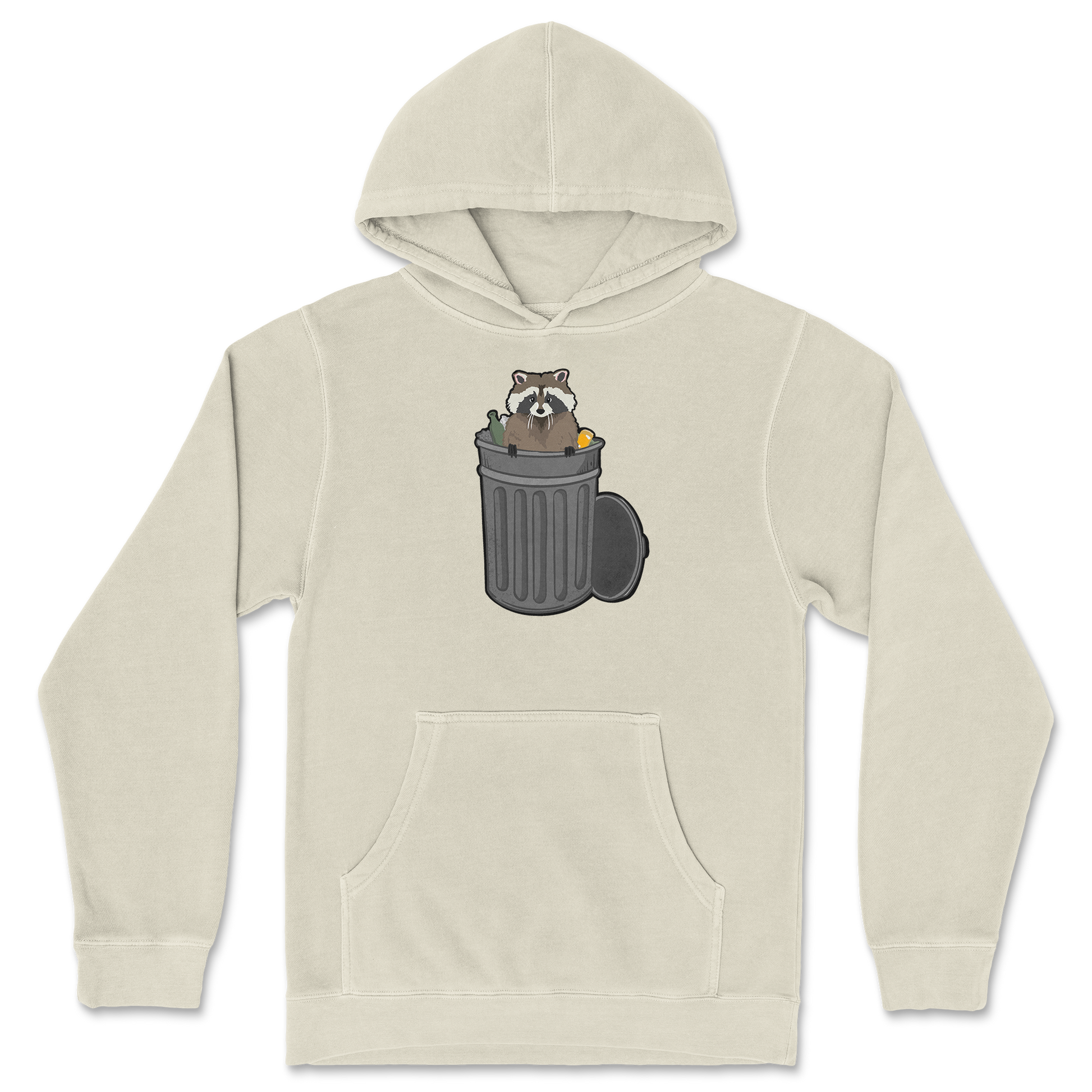 Independent Clothing Co. Hoodie Trash Panda Enthusiast in Ivory