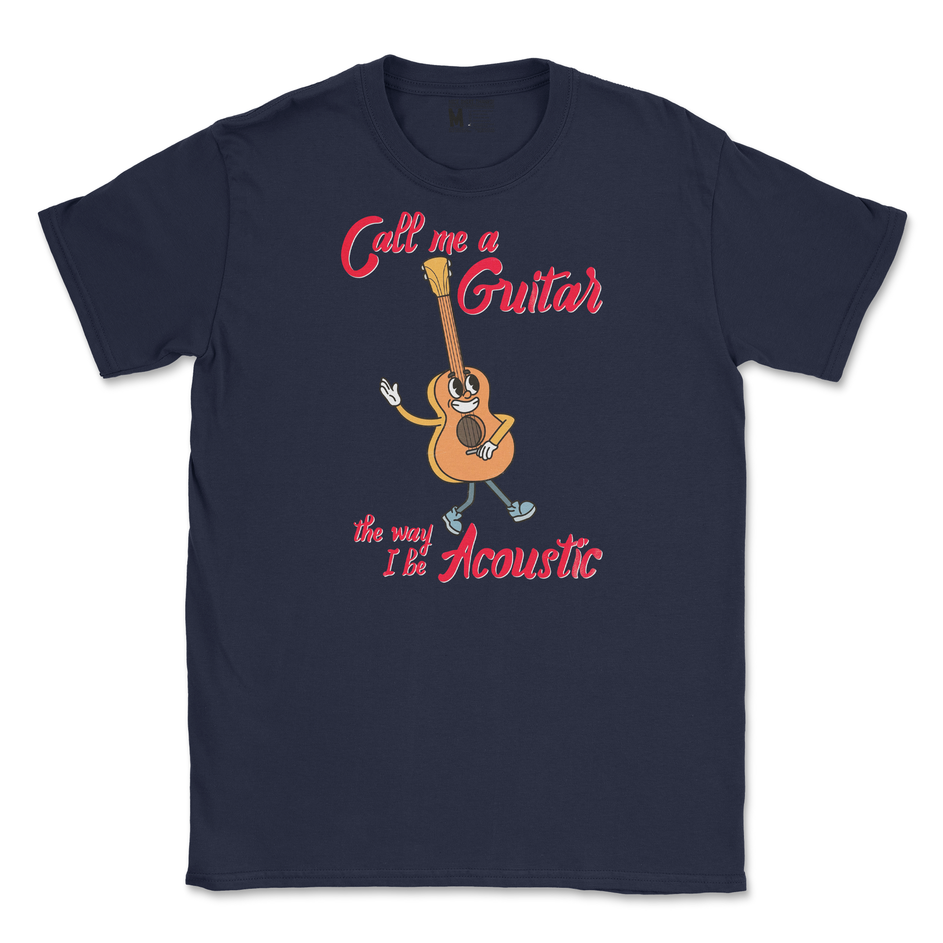 Gildan SoftStyle T-Shirt I Do Be Acoustic  in Navy