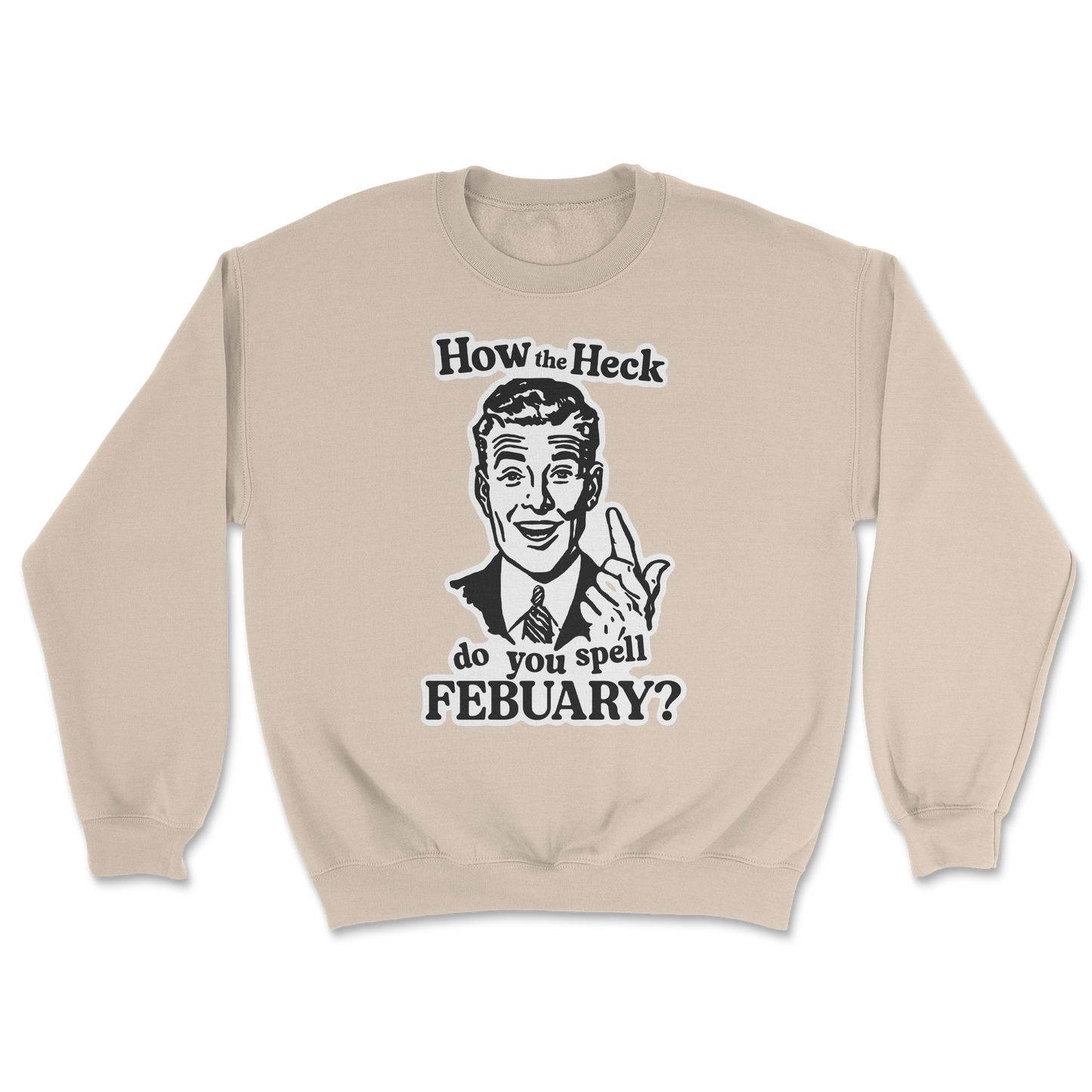 Heavy Blend Crew Neck February in Sand