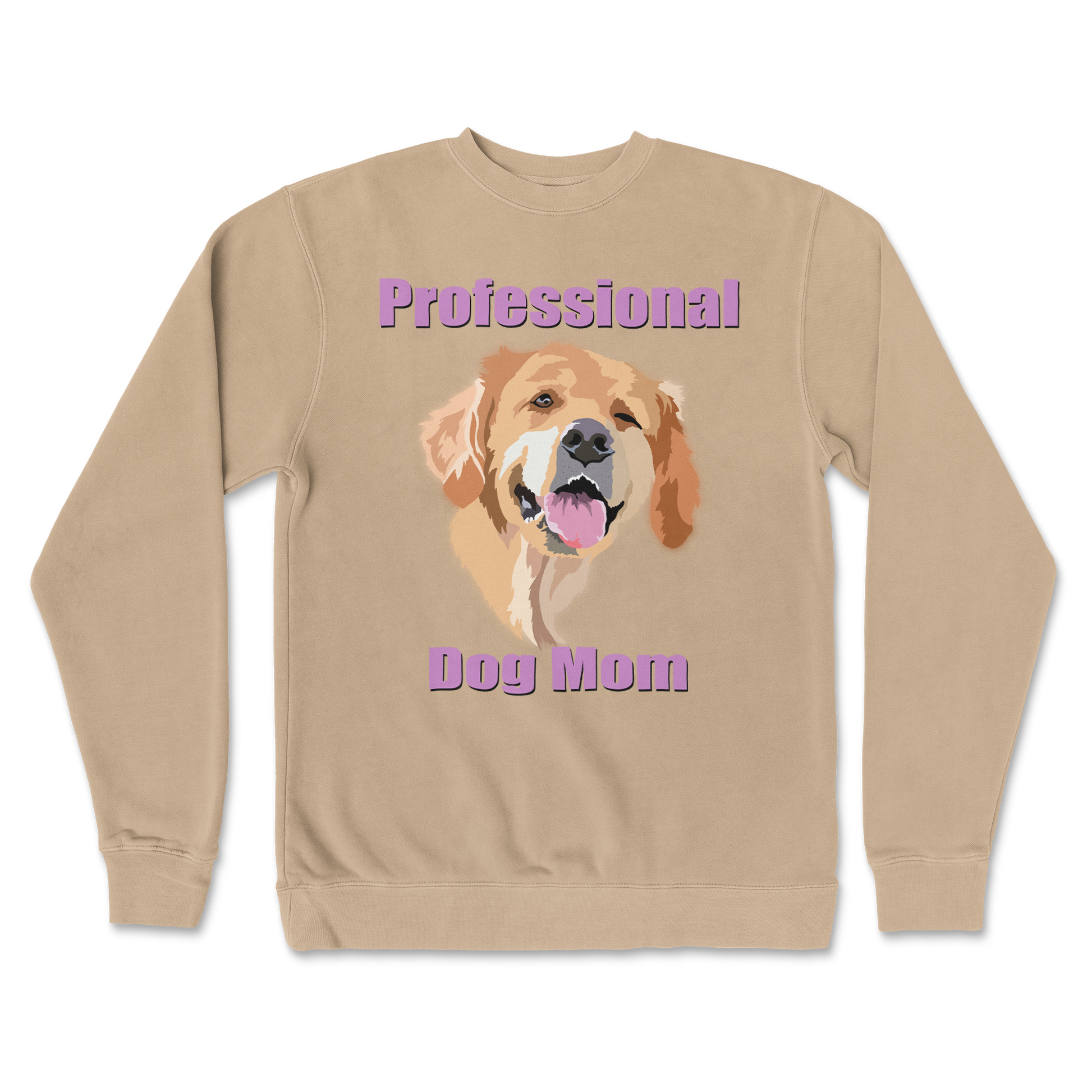Independent Clothing Co. Crew Neck Dog Mom in Sandstone