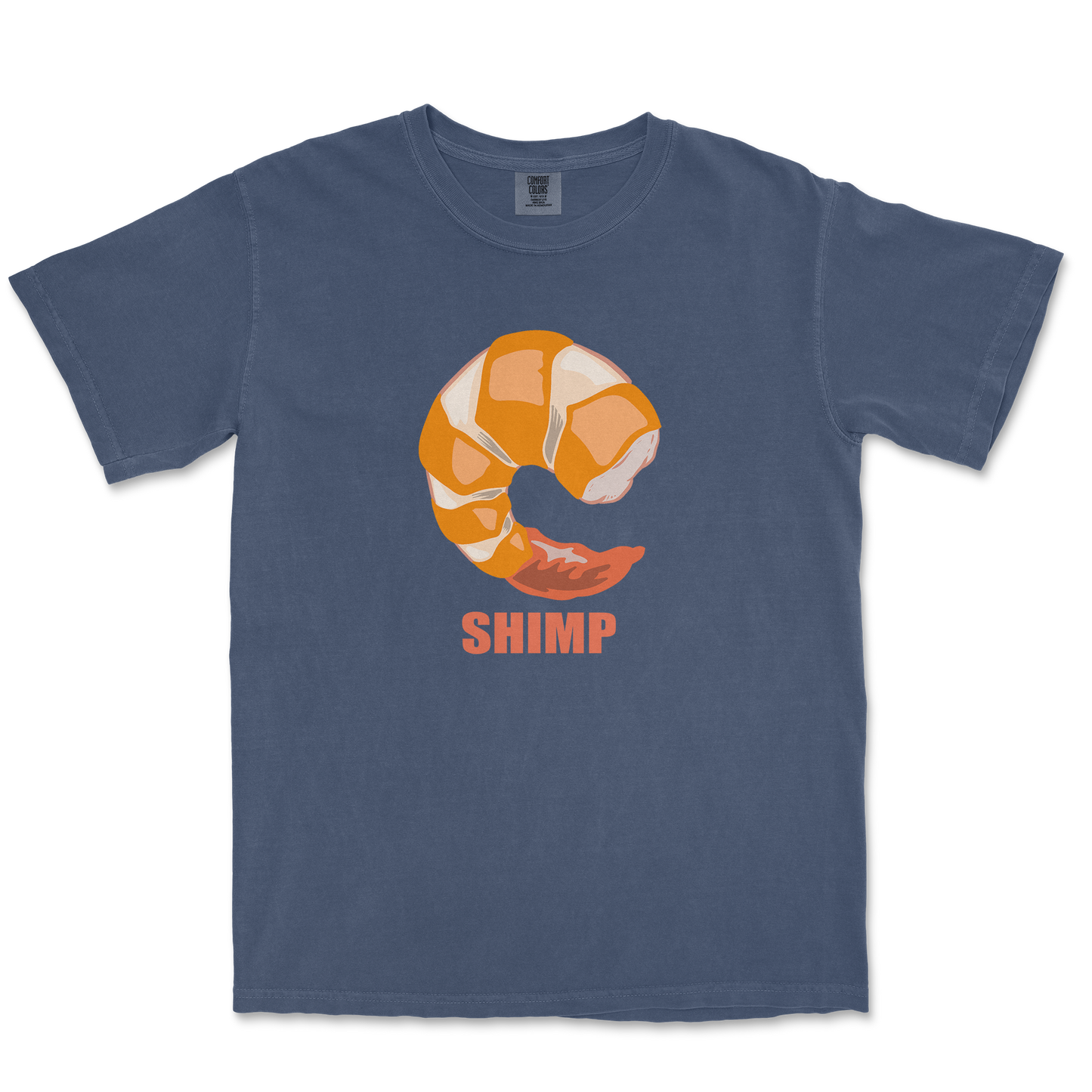Comfort Colors T-Shirt Shimp in Midnight