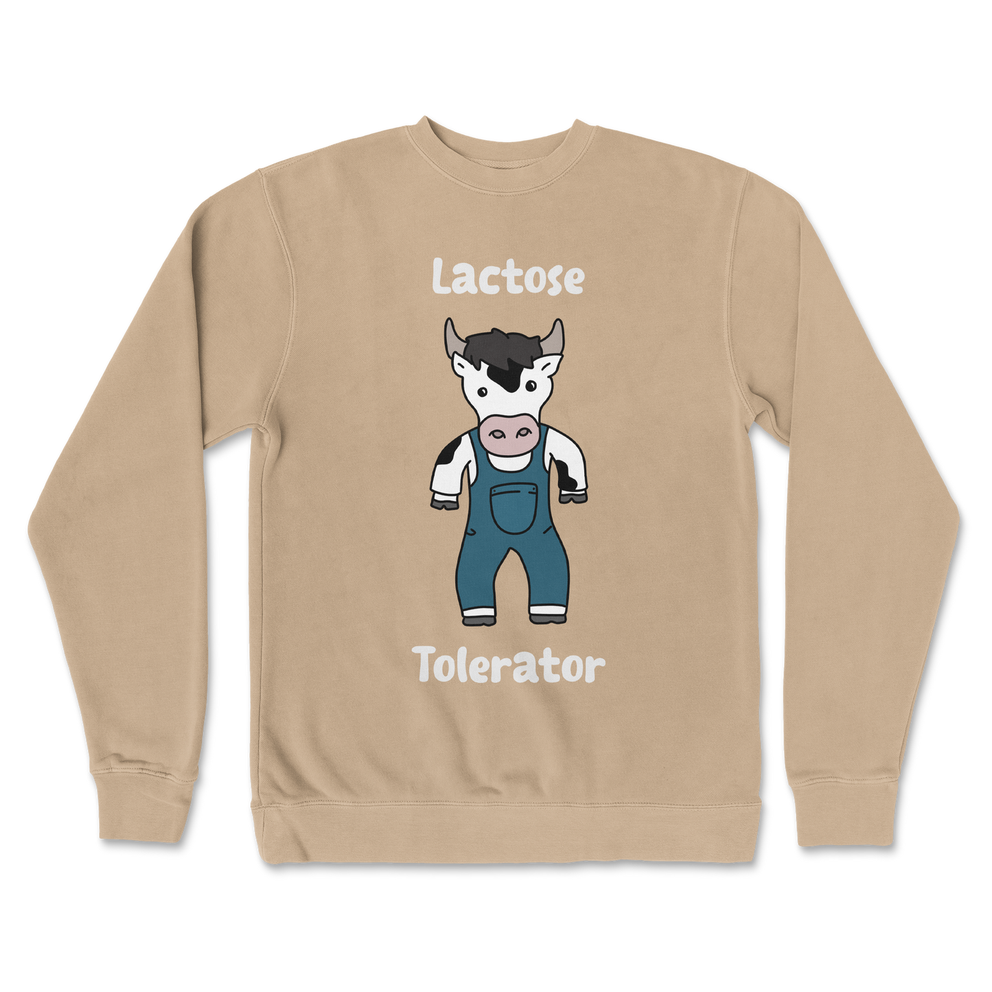 Independent Clothing Co. Crew Neck Lactose Tolerator in Sandstone