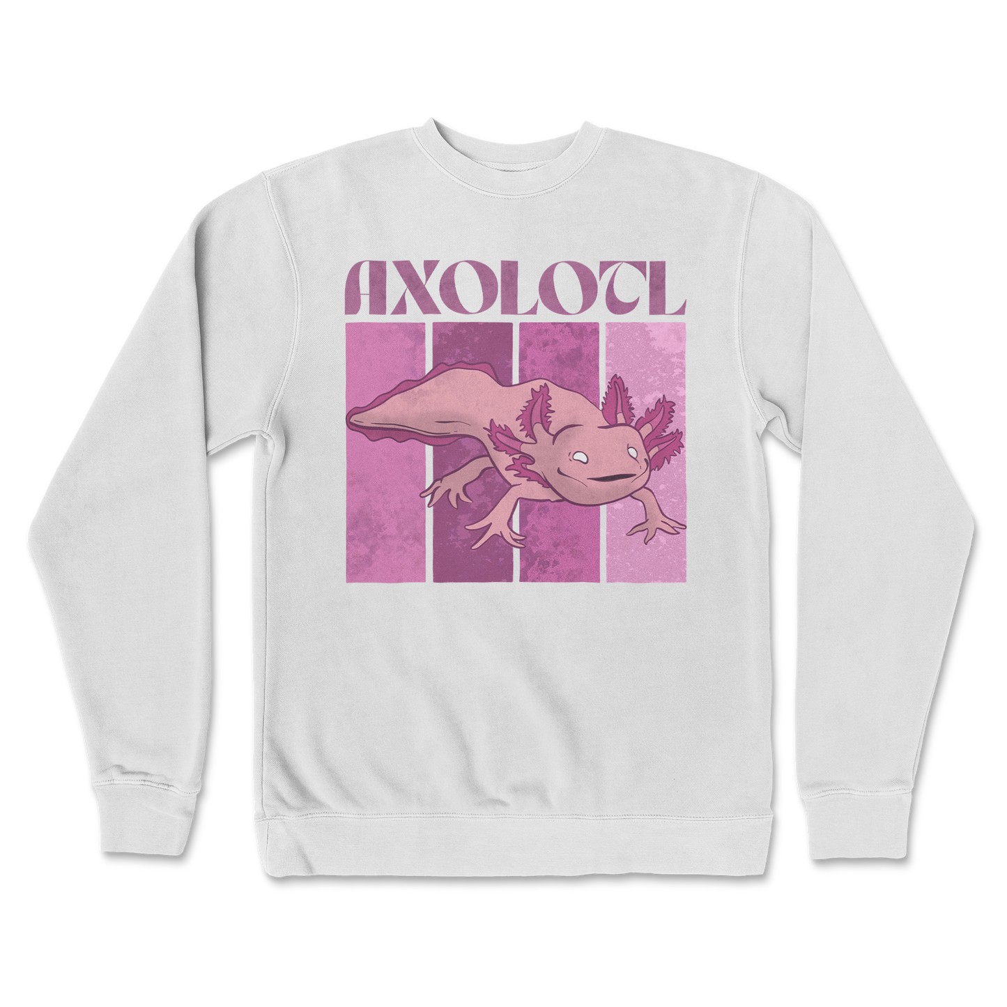 Independent Clothing Co. Crew Neck Axolotl in White