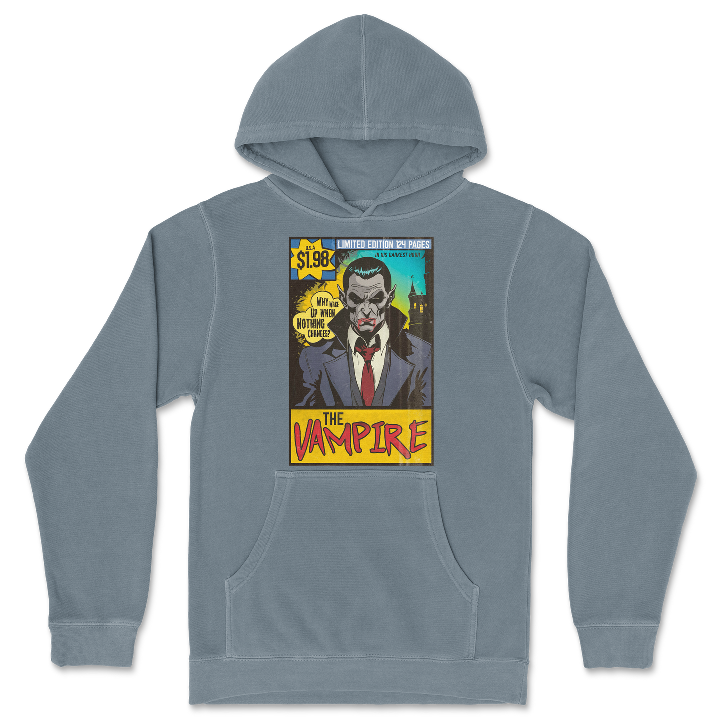 Independent Clothing Co. Hoodie Sad Vampire in Blue-Magic