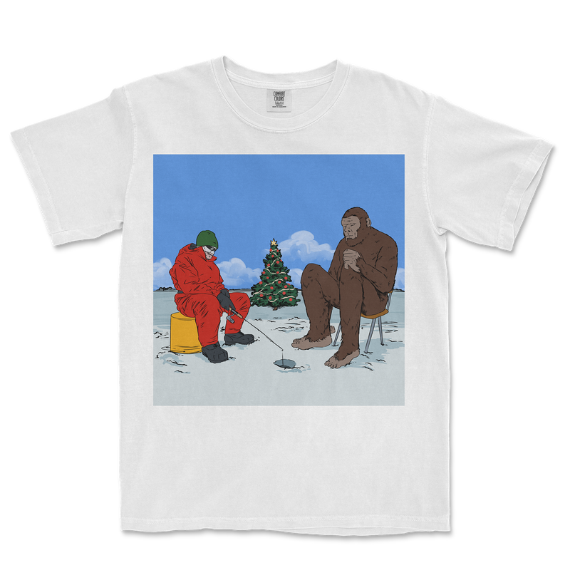 Christmas Ice Fishing with Bigfoot