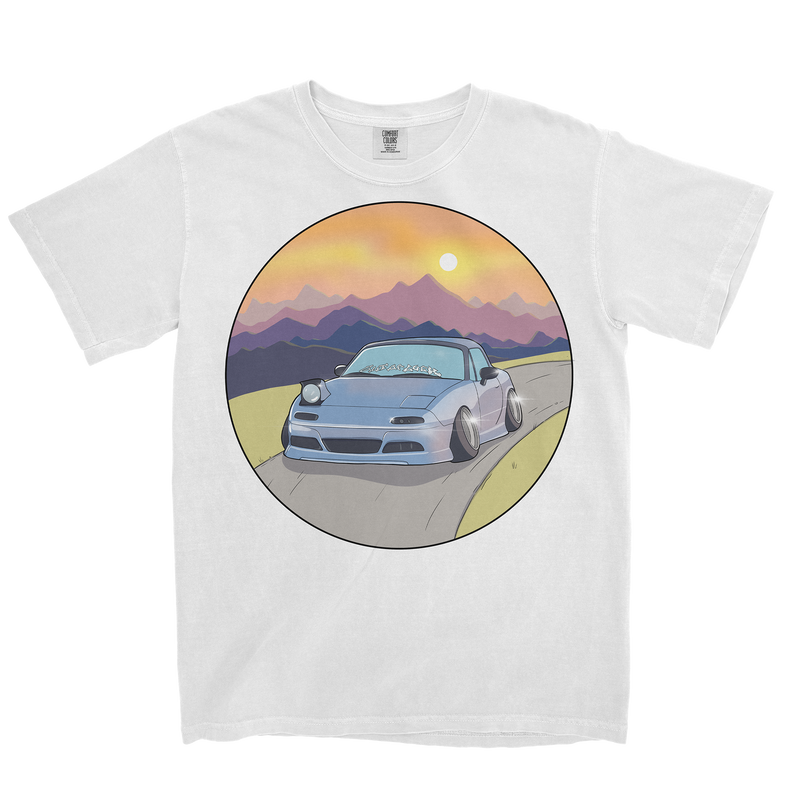 Sunset Miata
