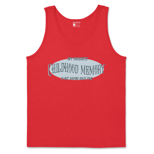 Gildan SoftStyle Tank Top Childhood Memory in Red