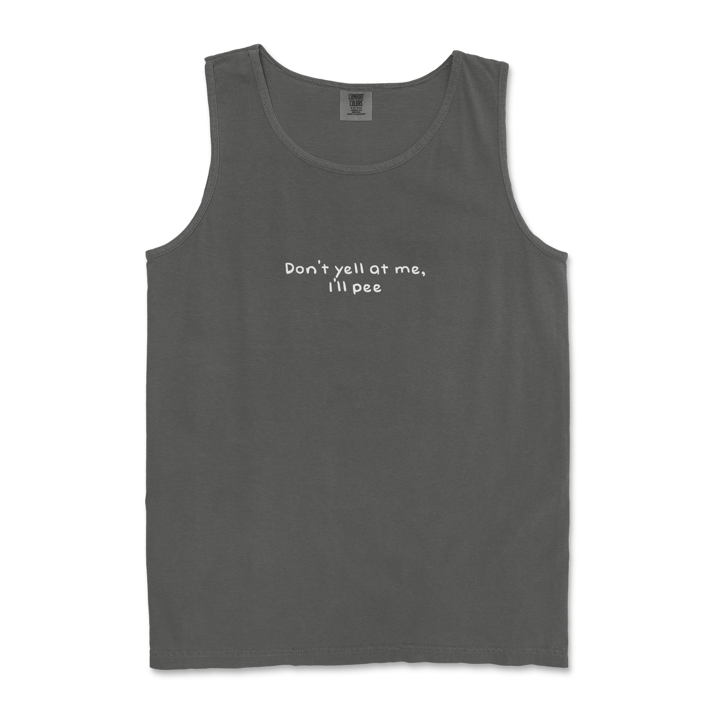 Comfort Colors Tank Top Dont Yell in Pepper