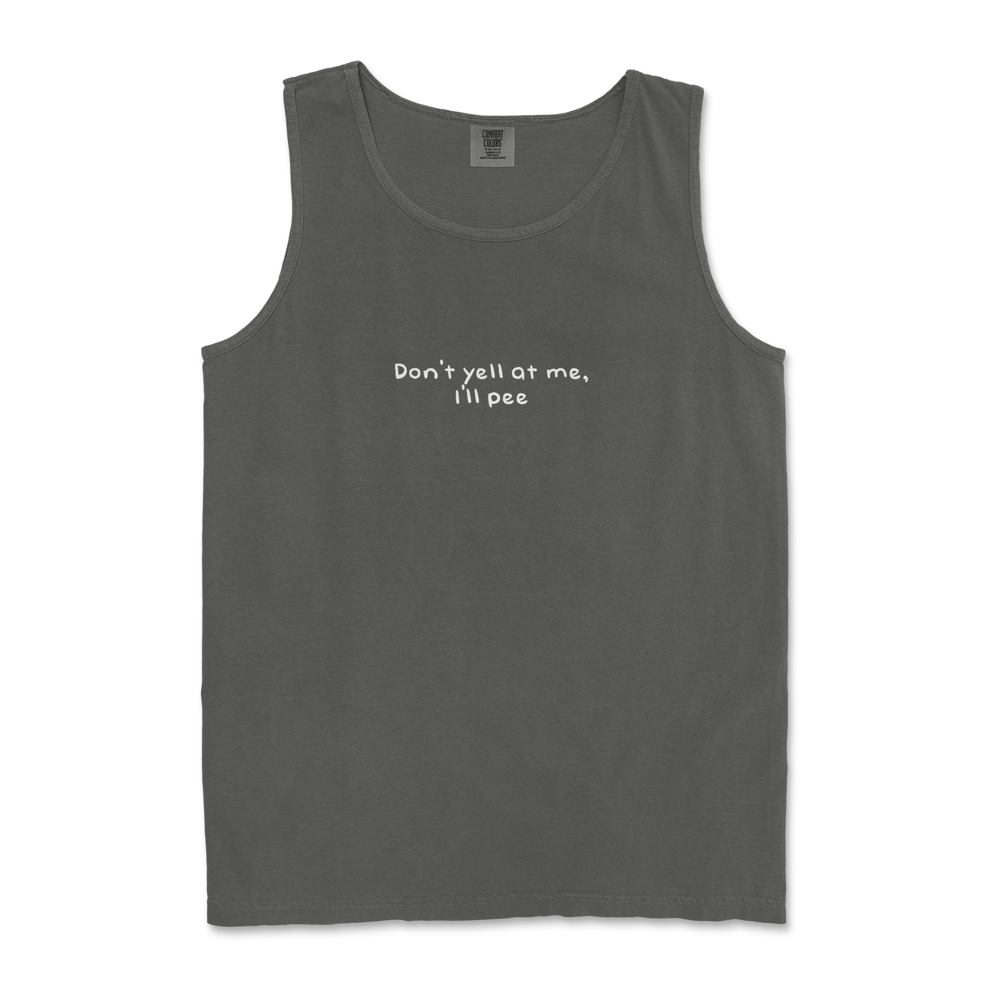 Comfort Colors Tank Top Dont Yell in Pepper