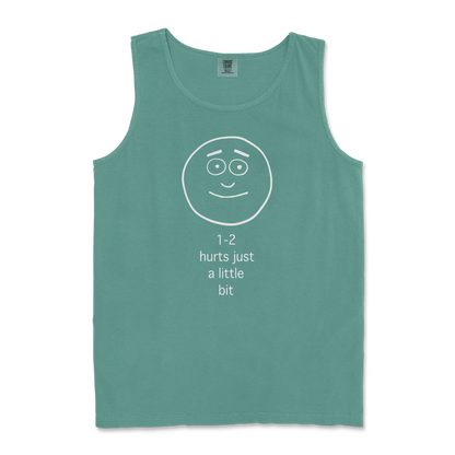 Comfort Colors Tank Top Hurts A Little Bit in LightGreen