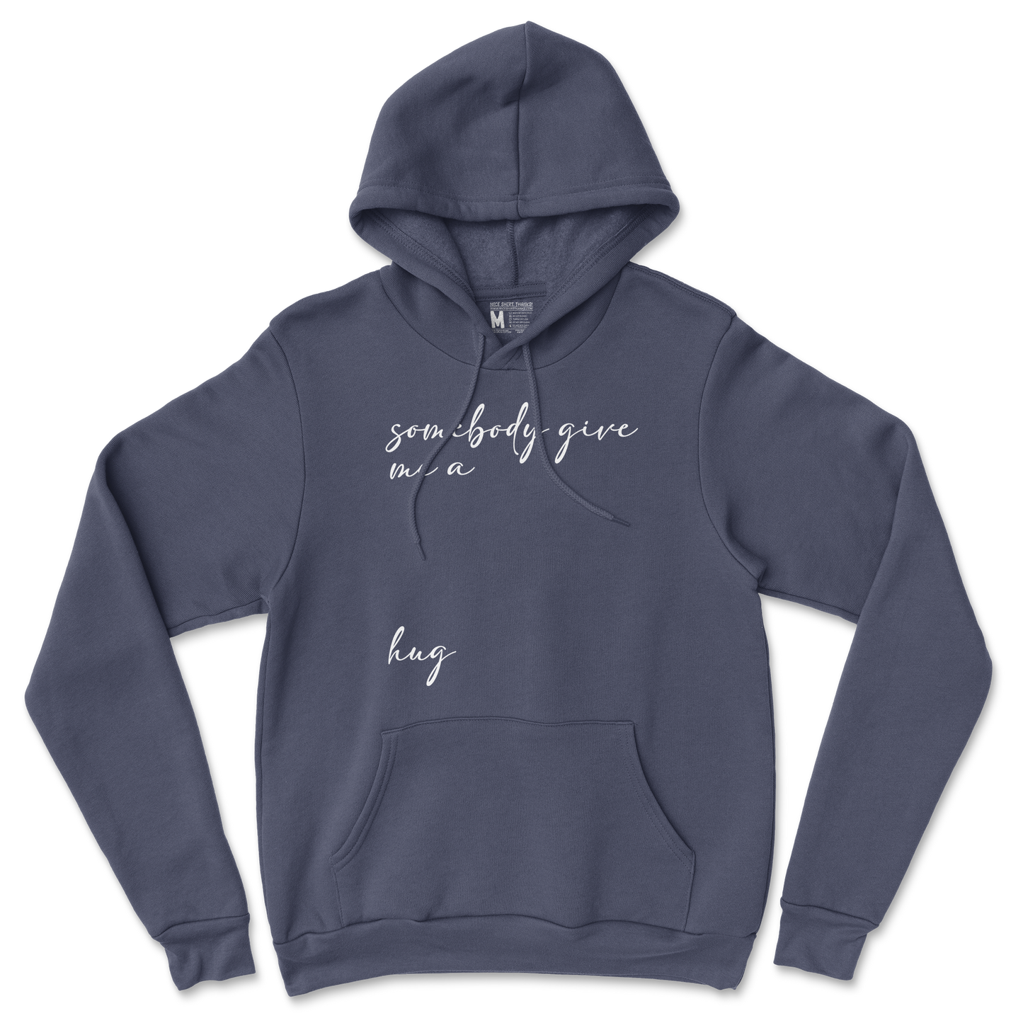 Gildan SoftStyle Hoodie Hug Me in Navy