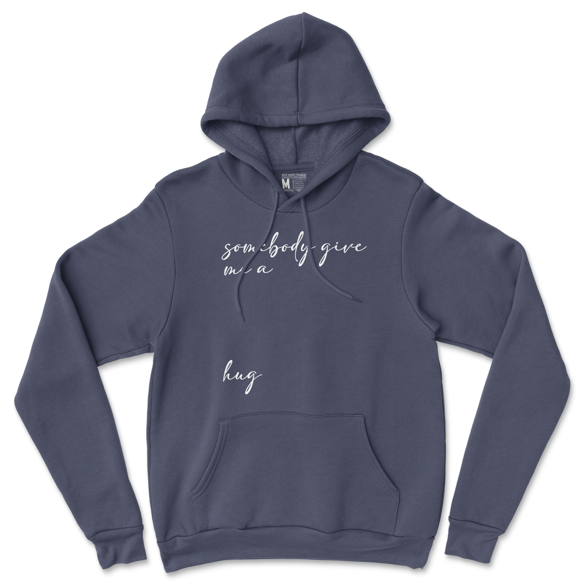 Gildan SoftStyle Hoodie Hug Me in Navy