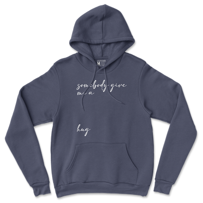 Gildan SoftStyle Hoodie Hug Me in Navy