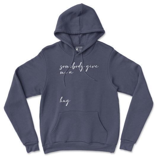 Gildan SoftStyle Hoodie Hug Me in Navy