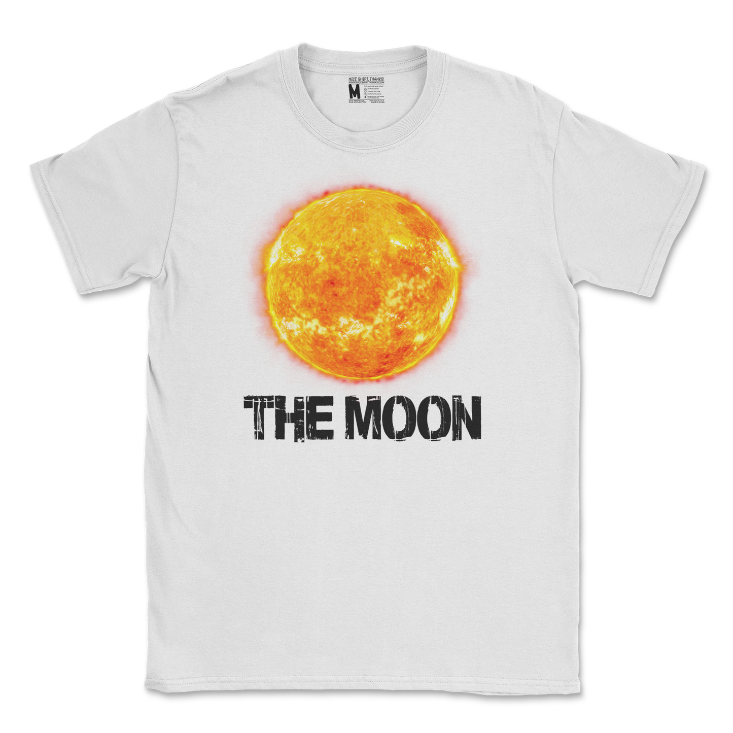 Heavy Blend T-Shirt the moon in White