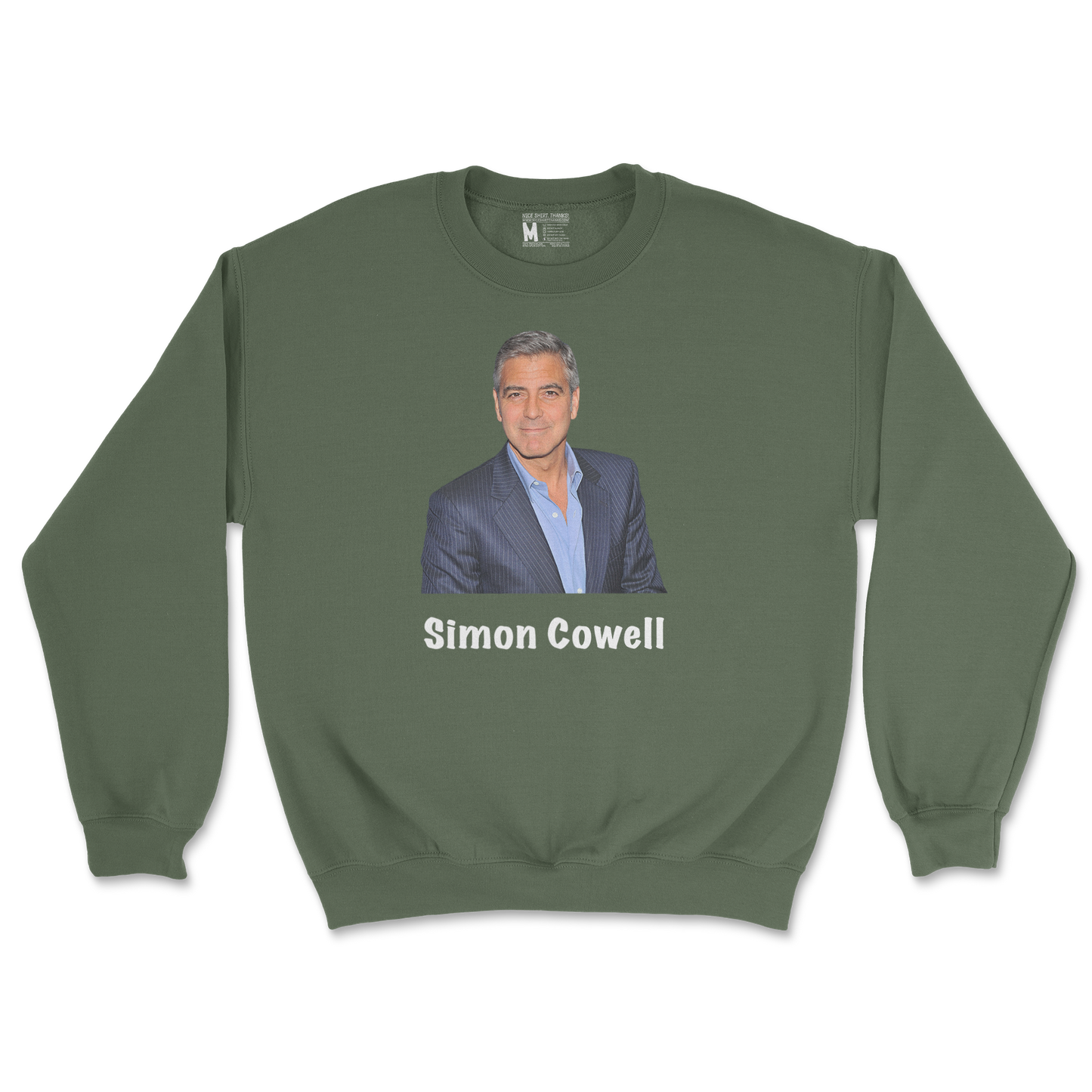 Gildan SoftStyle Crew Neck Simon in Military Green