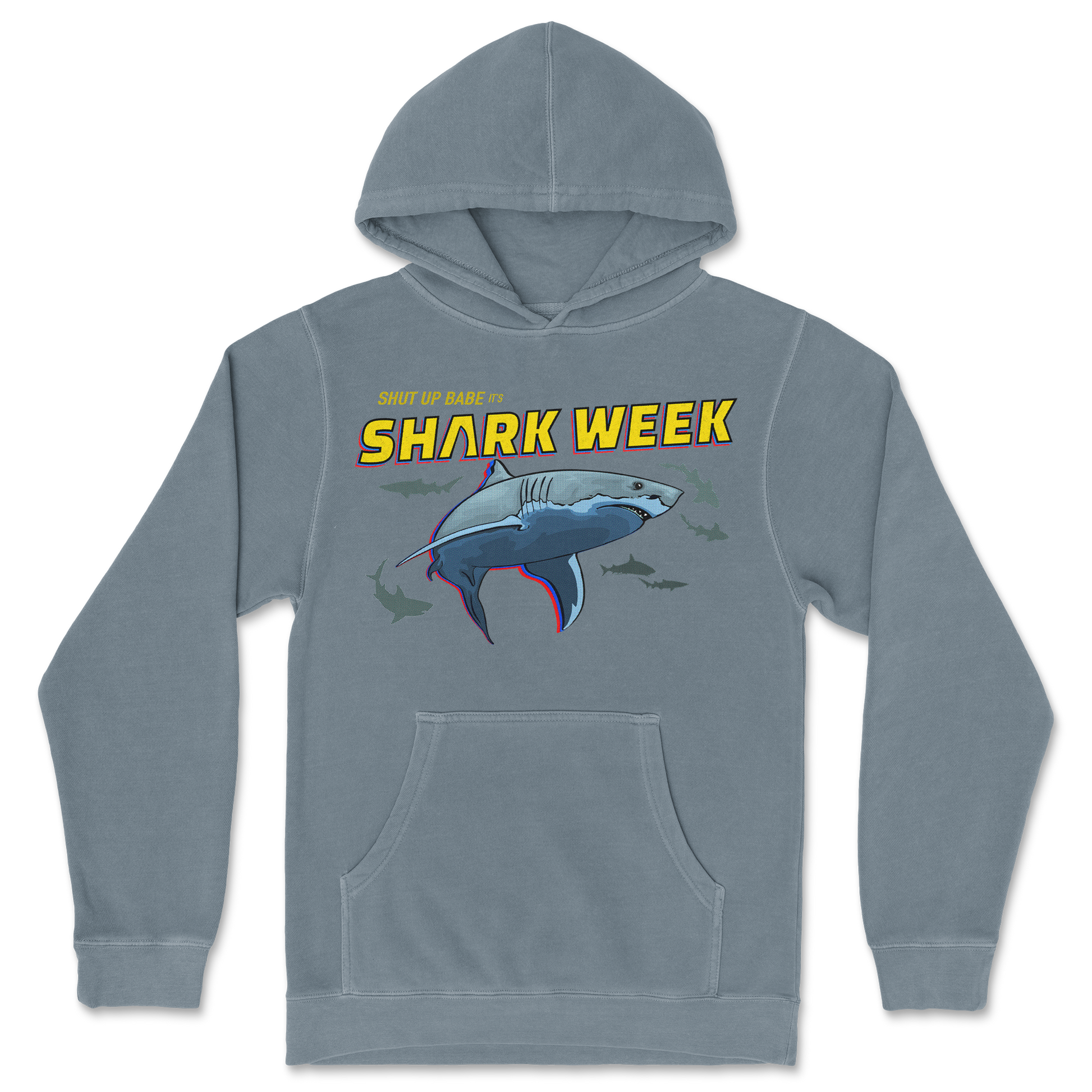 Independent Clothing Co. Hoodie Shark Week in BlueMagic