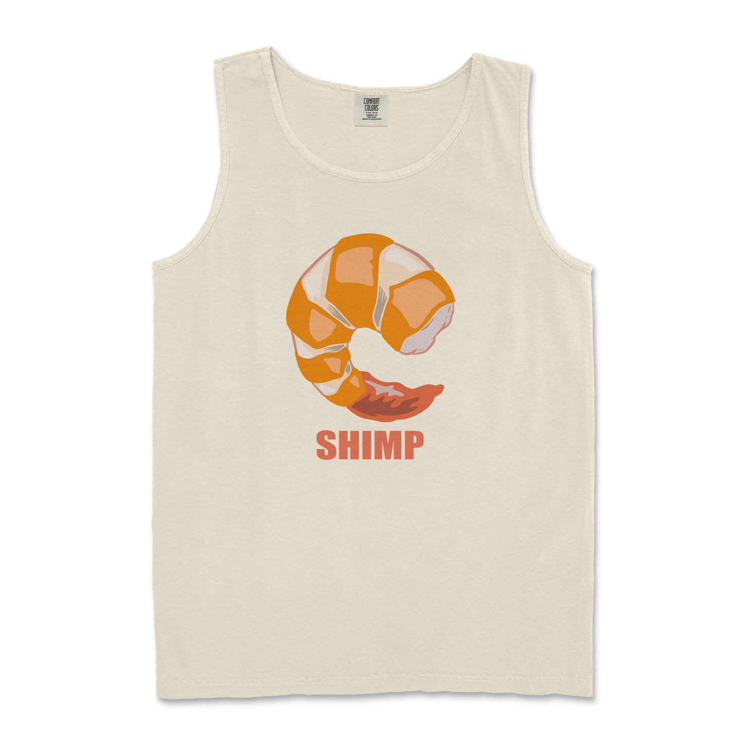 Comfort Colors Tank Top Shimp in Ivory