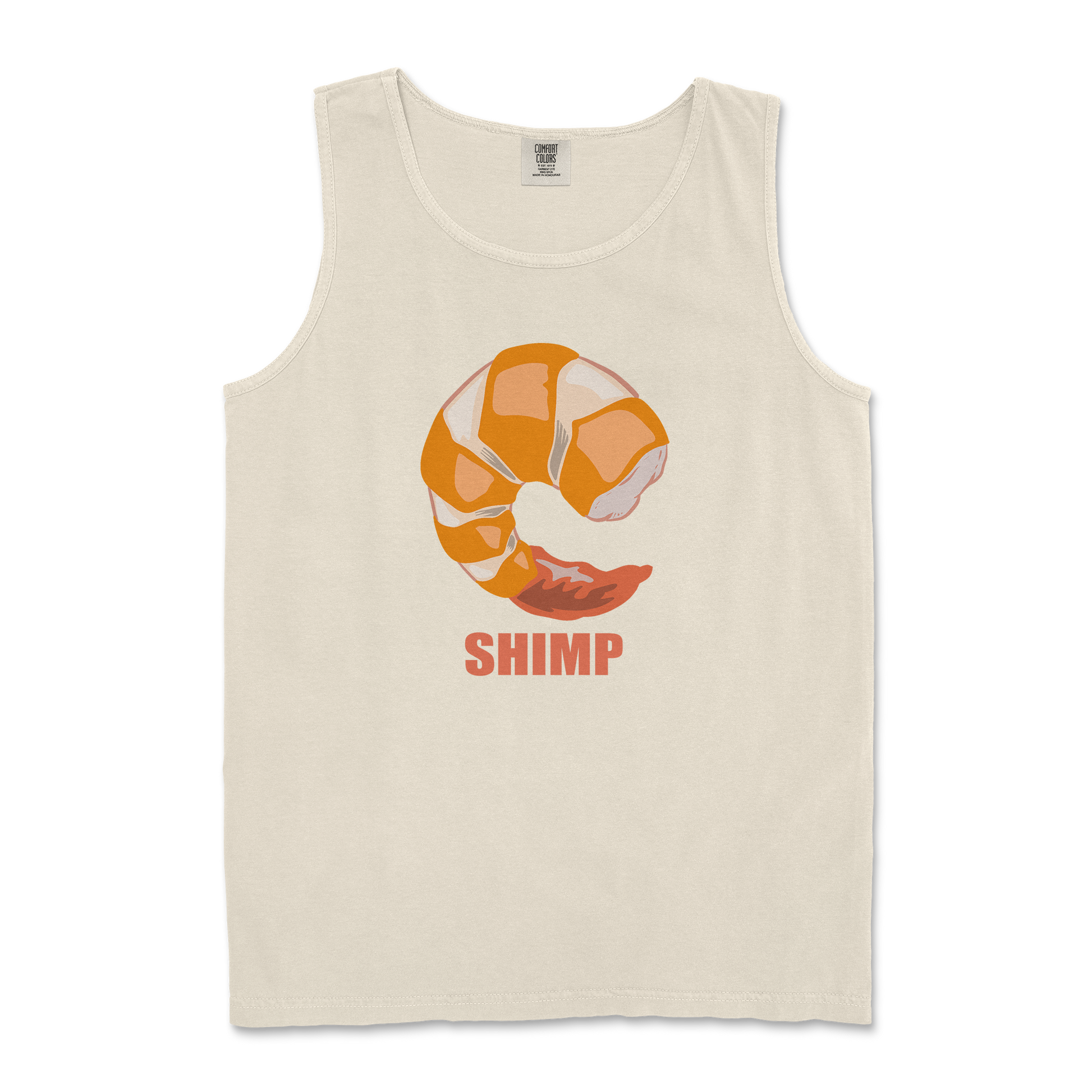 Comfort Colors Tank Top Shimp in Ivory