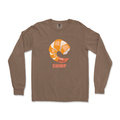 Comfort Colors Long Sleeve Shimp in Espresso