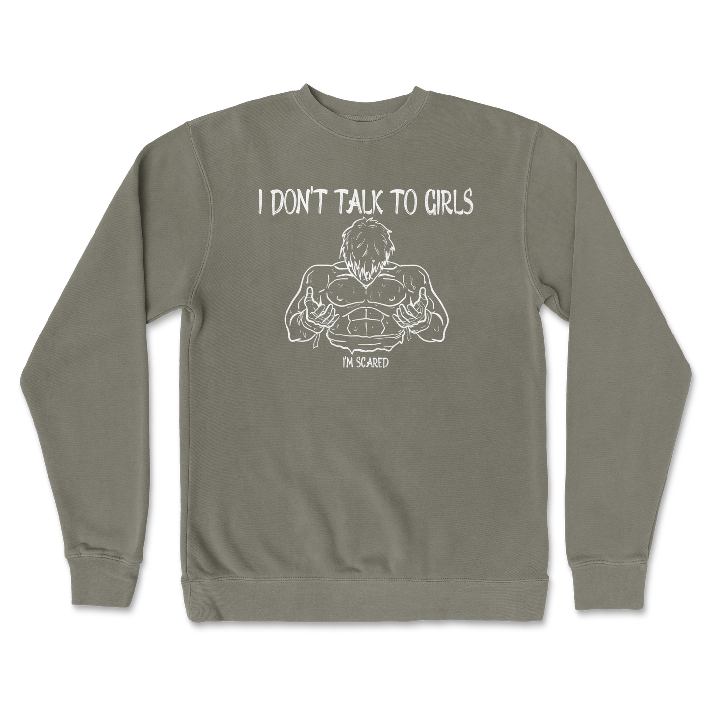 Independent Clothing Co. Crew Neck Gym Shirt in Army