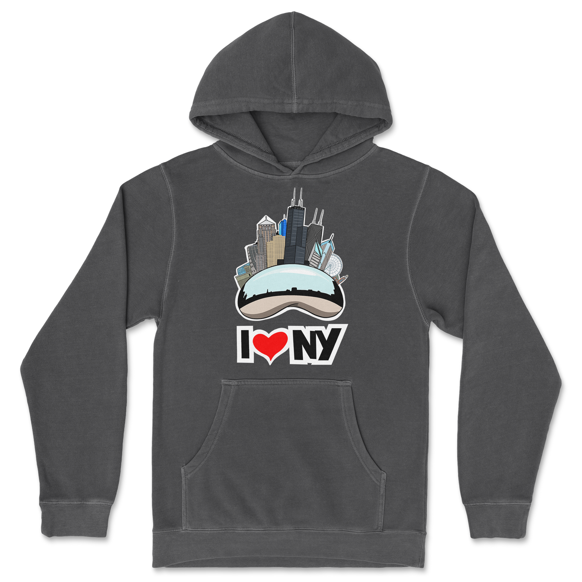 Independent Clothing Co. Hoodie I Heart NY in Black