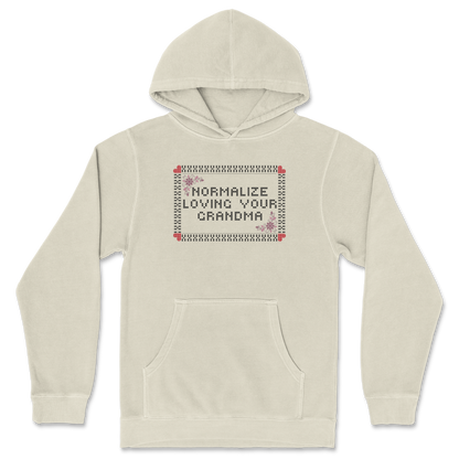 Independent Clothing Co. Hoodie Cross Stitch in Ivory