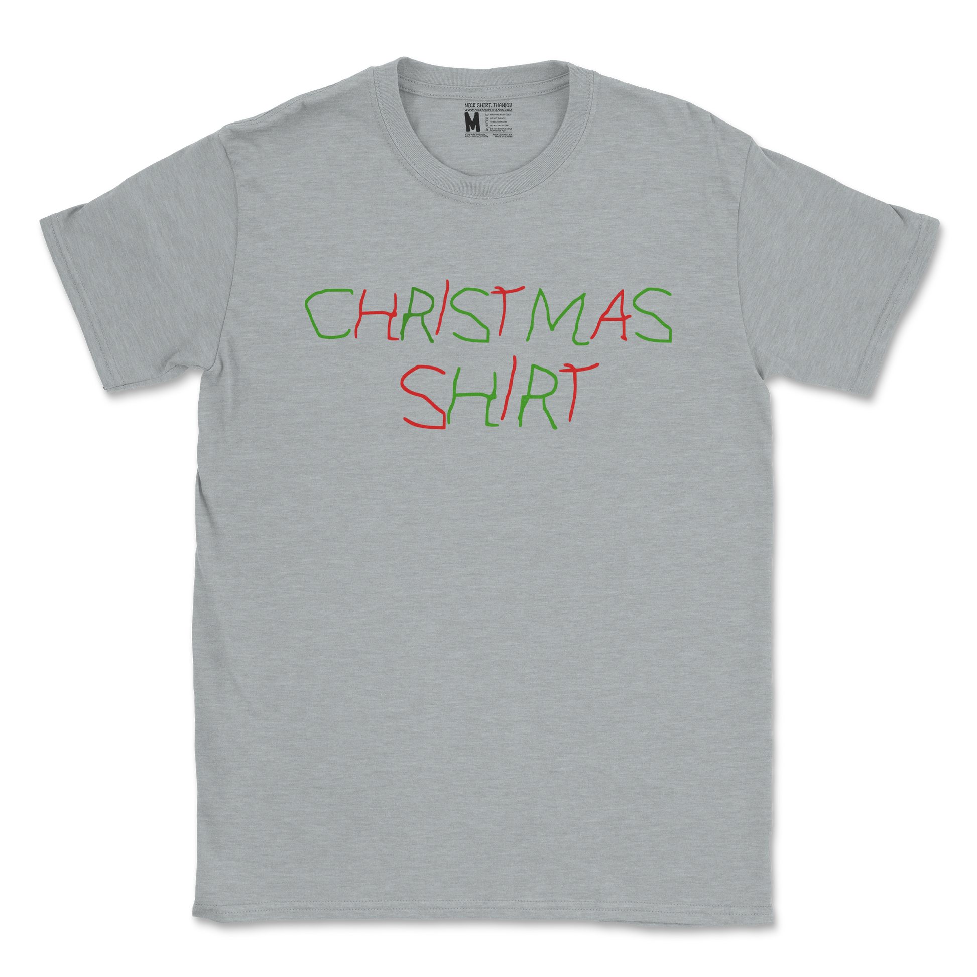 Gildan SoftStyle T-Shirt Christmas Shirt in Sport-Grey