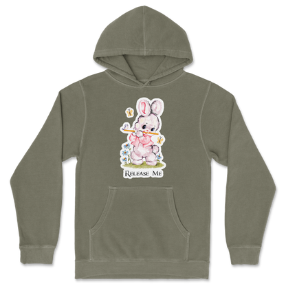 Independent Clothing Co. Hoodie Cute Bunny in Olive