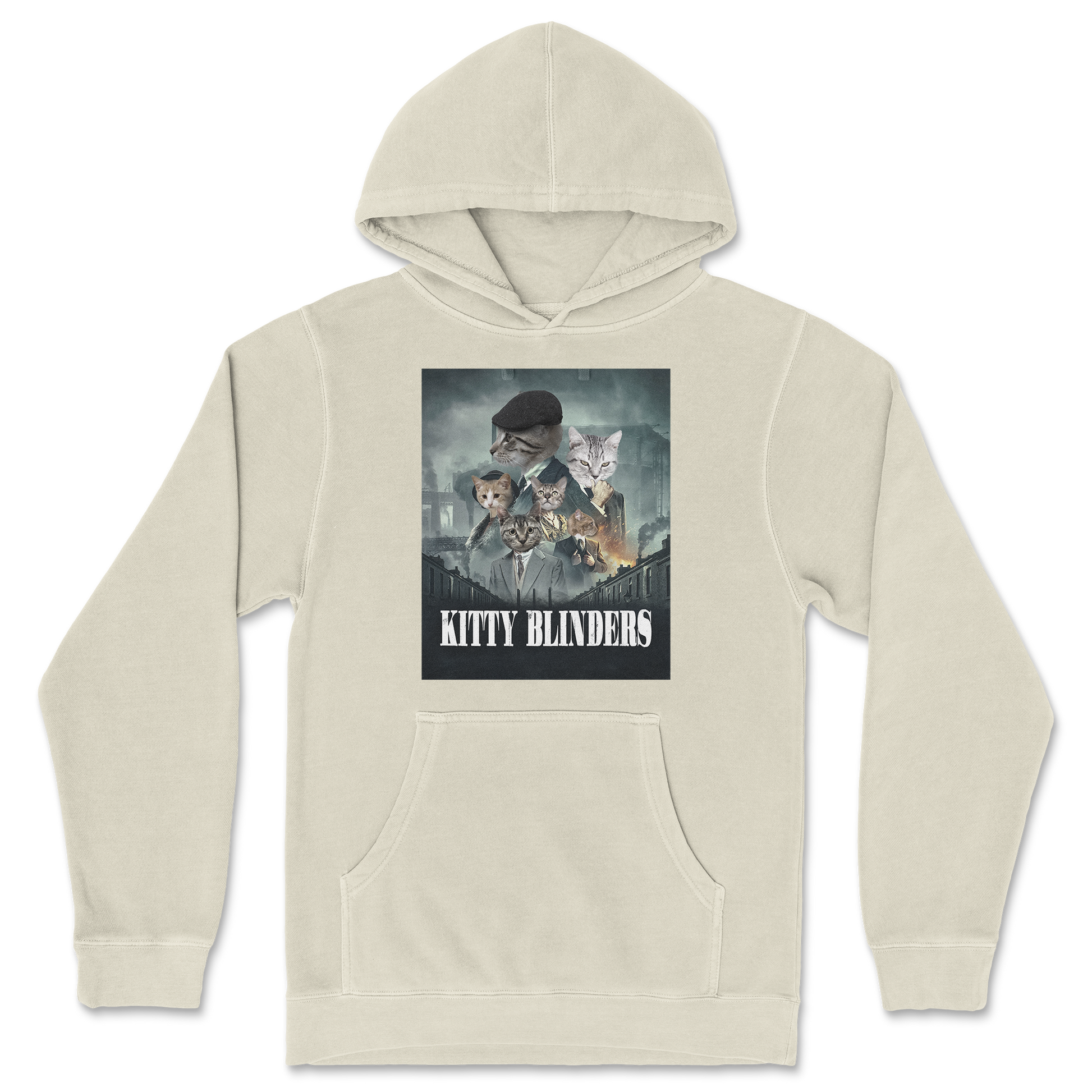 Independent Clothing Co. Hoodie Kitty Blinders in Ivory