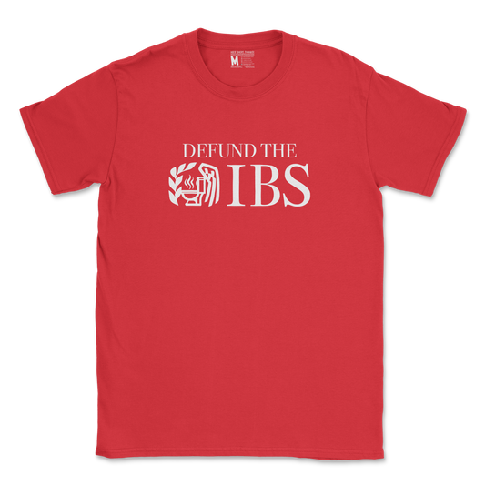 Gildan SoftStyle T-Shirt Defund The IBS in Red