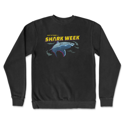 Independent Clothing Co. Crew Neck Shark Week in Black