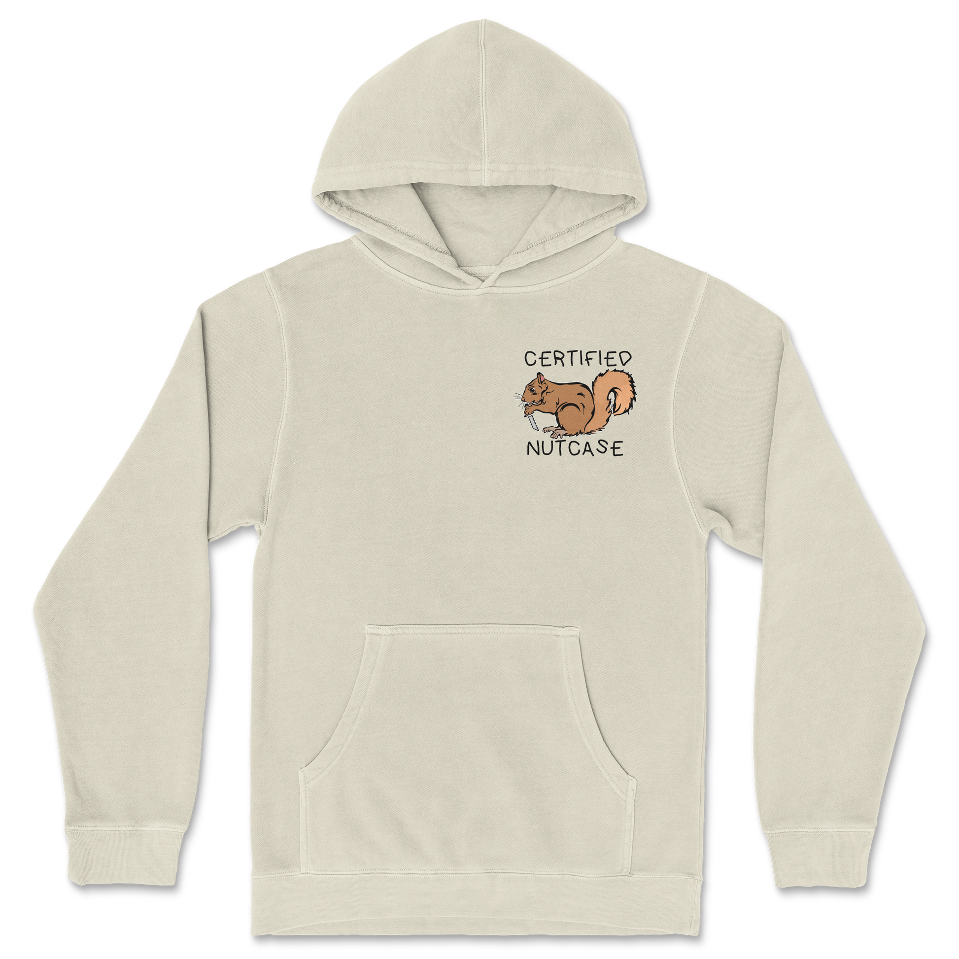 Independent Clothing Co. Hoodie Nutcase  in Ivory