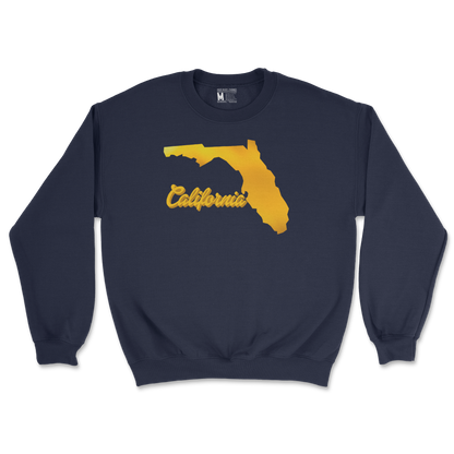 Gildan SoftStyle Crew Neck California in Navy