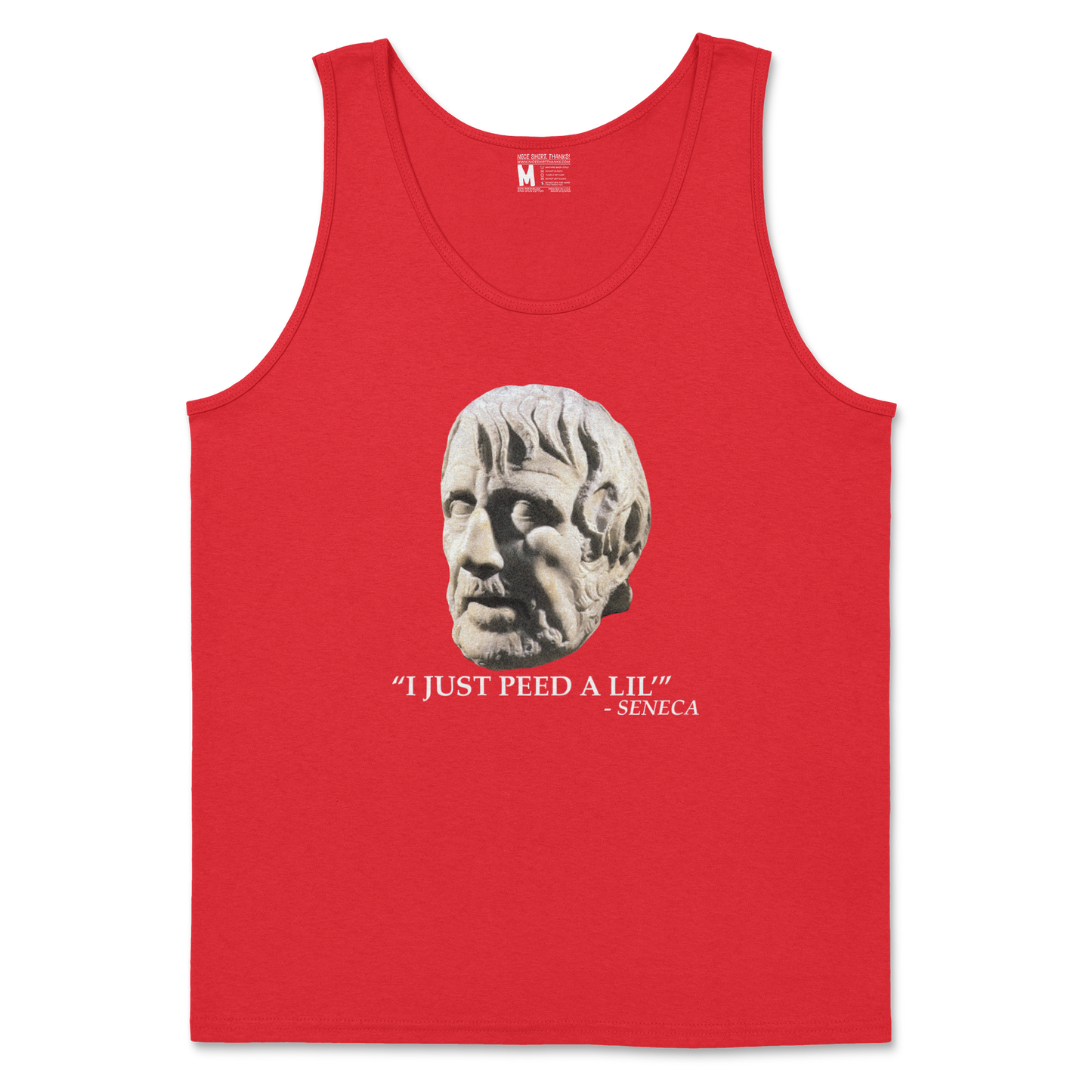 Gildan SoftStyle Tank Top Seneca Pee in Red