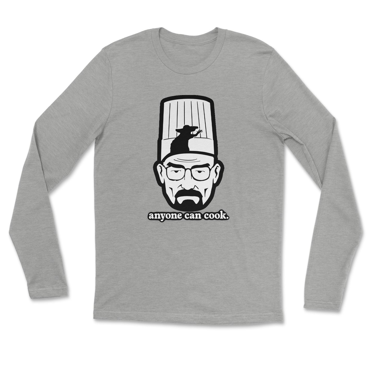 Heavy Blend Long Sleeve Everyone Can Cook in Grey Heather