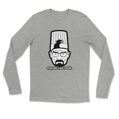 Heavy Blend Long Sleeve Everyone Can Cook in Grey Heather