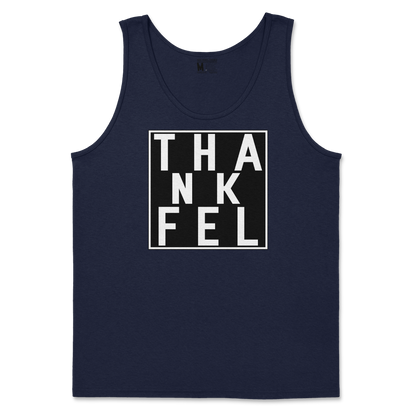 Gildan SoftStyle Tank Top THANKFEL in Navy