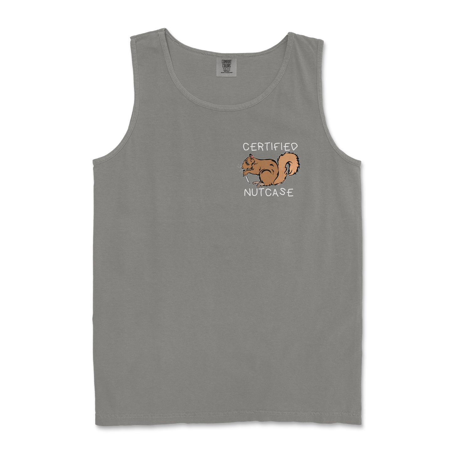 Comfort Colors Tank Top Nutcase  in Grey