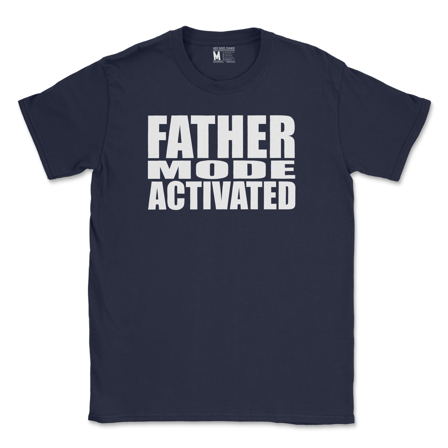 Gildan SoftStyle T-Shirt Father Mode Activated in Navy