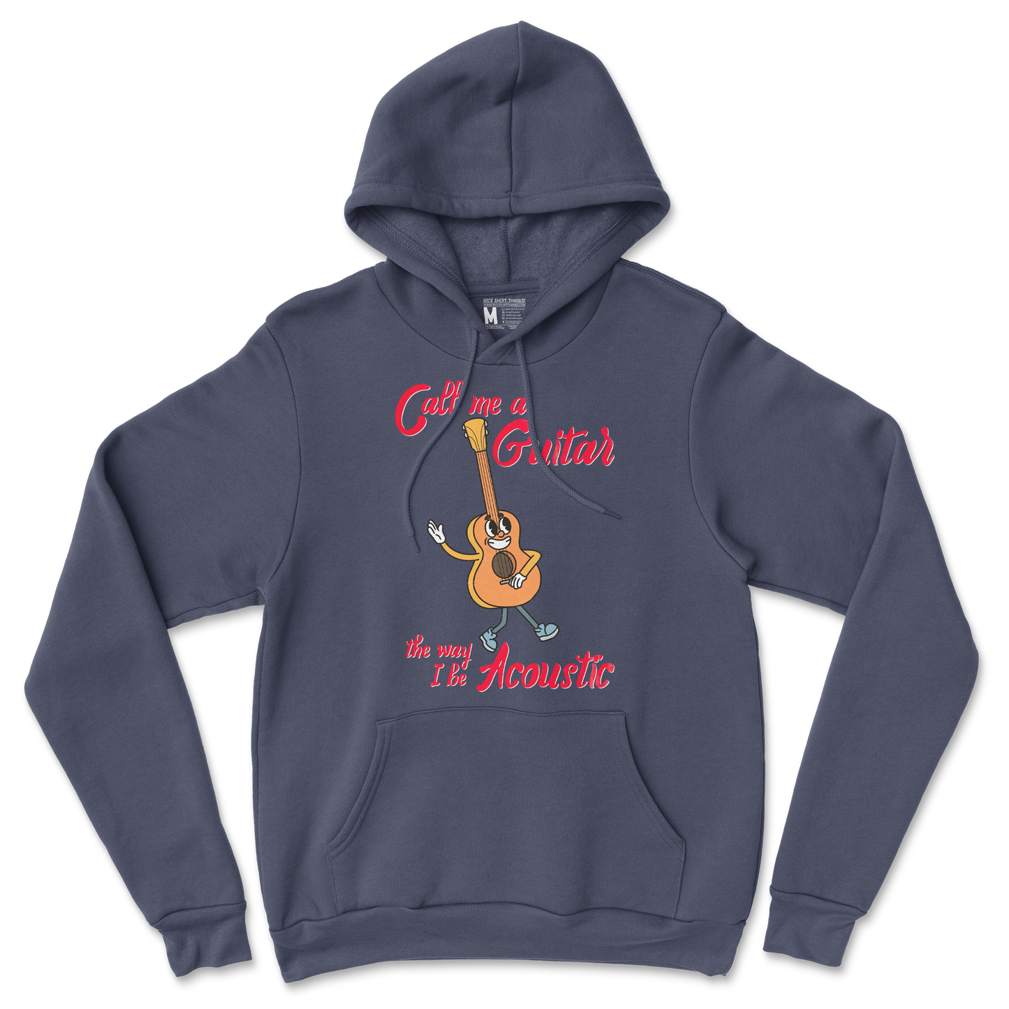 Gildan SoftStyle Hoodie I Do Be Acoustic  in Navy